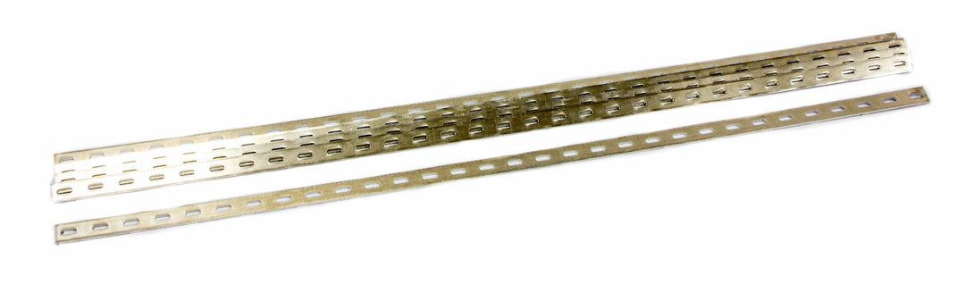 Allstar Flat Stock Body Strap 1" Wide 0.188" Thick 46" 0.25" Slots Aluminum Natural Set of 5 ALL23120-5