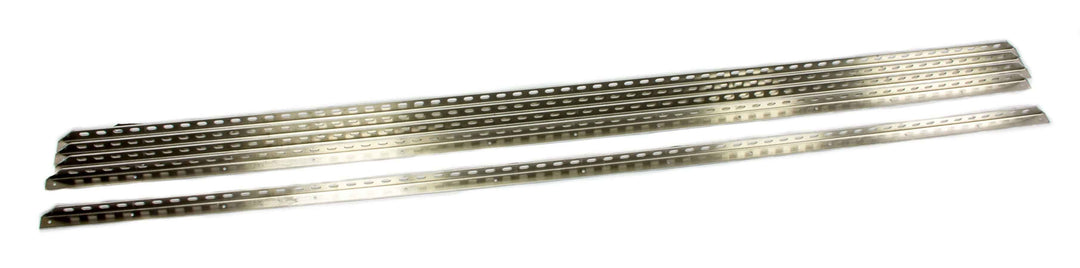 Allstar Aluminum Angle Stock 90 Degree 1" Wide 1" Tall 0.125" Thick 72" 0.375" Slots Set of 5 ALL23124-5
