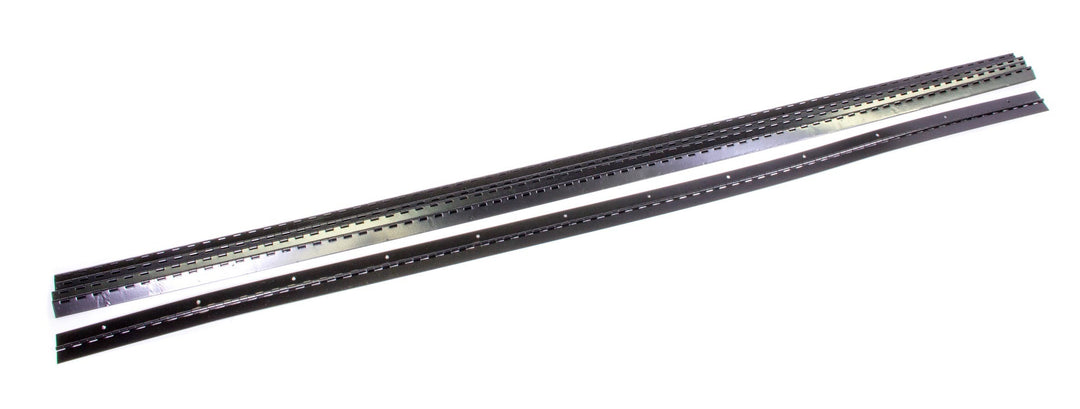 Allstar Hinge Low Profile 72" Aluminum Black Paint Set of 5 ALL23128-5