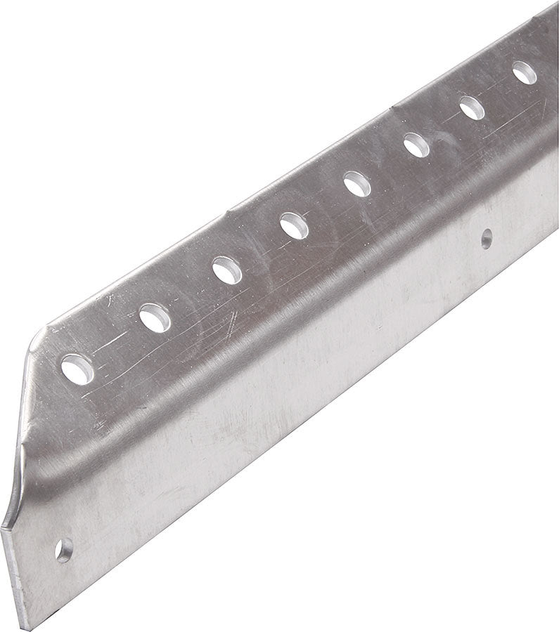 Allstar Aluminum Angle Stock 120 Degree 1" Wide 1" Tall 0.125" Thick 26" 1/4" Holes Aluminum ALL23130