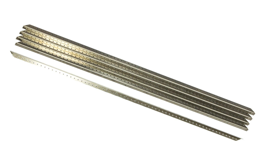 Allstar Angle Stock 90 Degree 1" Wide 1" Tall 0.125" Thick 66" 0.25" Holes Aluminum Set of 5 ALL23138-5