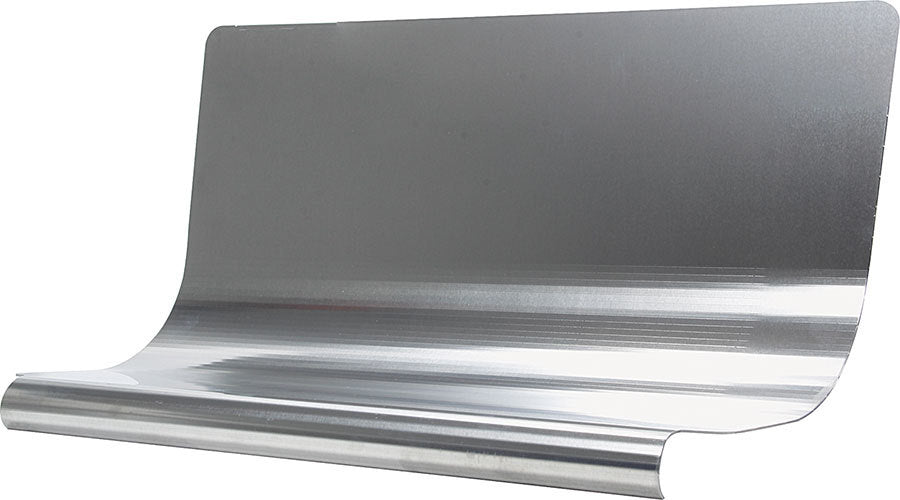 Allstar Air Dam Curved 22" Wide x 13" Tall 0.125" Thick Aluminum Natural Sprint Car ALL23225