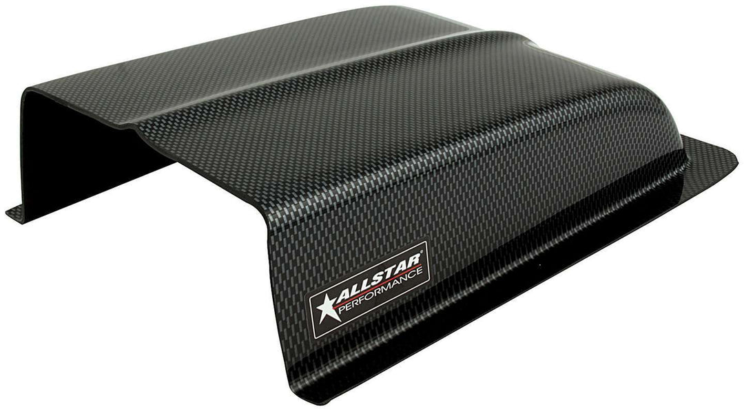 Allstar Oil Cooler Scoop 3" Tall 7" Wide 11" Plastic Carbon Fiber Look ALL23228