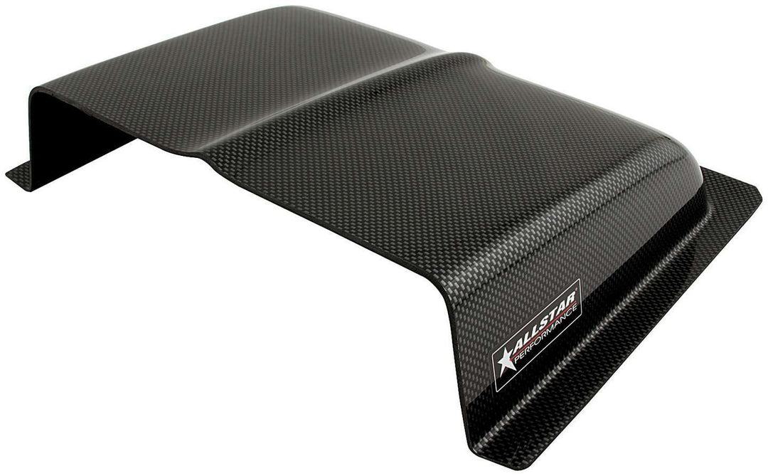 Allstar Oil Cooler Scoop 3" Tall 11" Wide 7" Plastic Carbon Fiber Look ALL23229