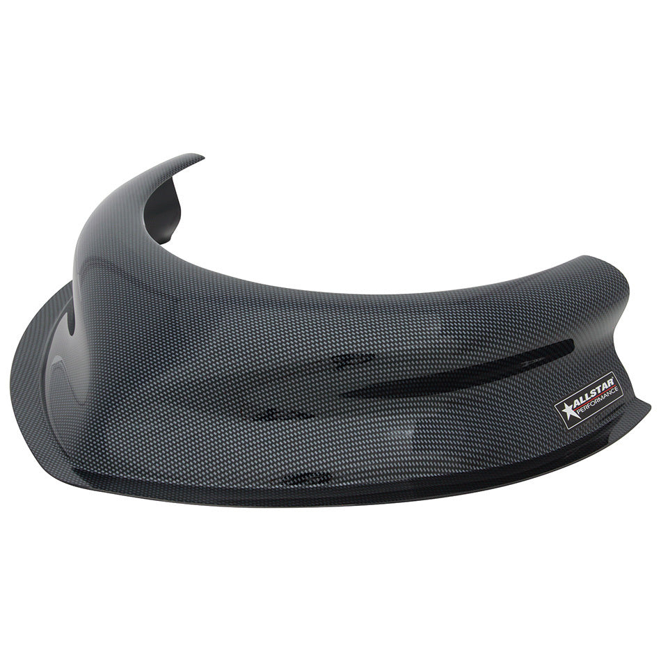 Allstar Hood Scoop 3.5" Height Tapered Front Plastic Carbon Fiber Look ALL23232