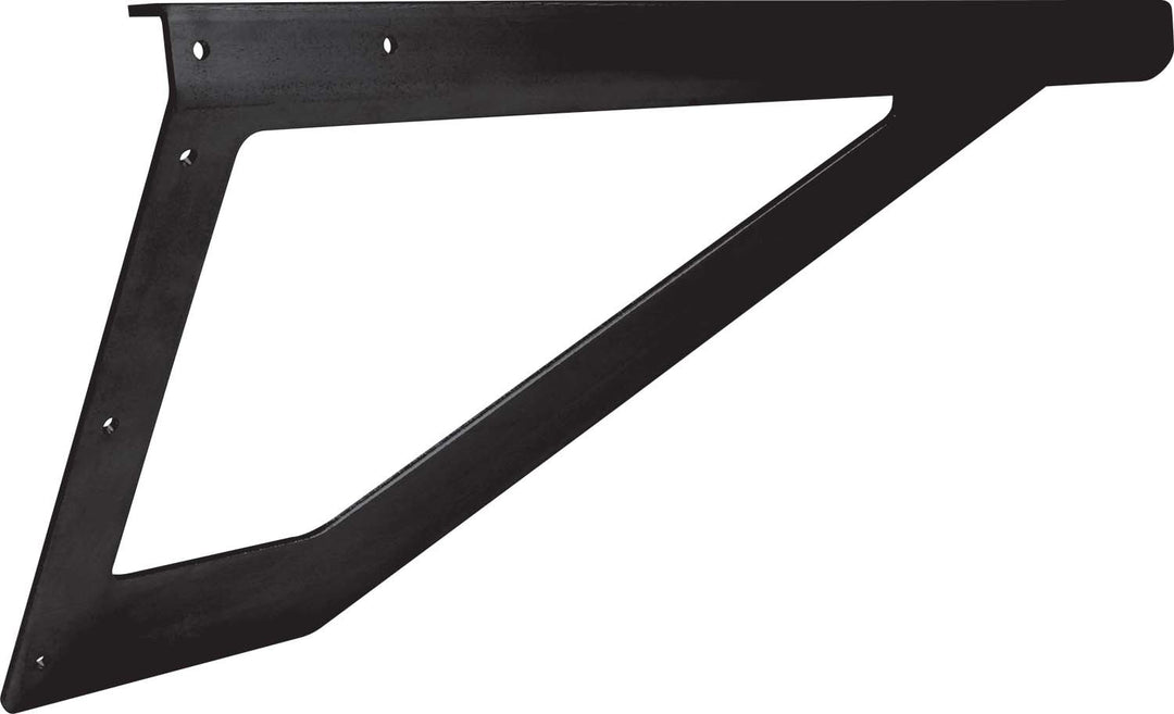Allstar Rear T-Bar Breakaway Pre Drilled Aluminum Black Anodized Dirt Late Model / Modified ALL23256