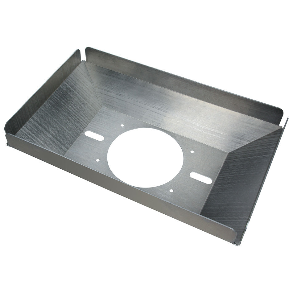 Allstar Scoop Tray 5" Tall 21.5" 13.375" Wide Raised Aluminum Natural Dominator Flange ALL23269