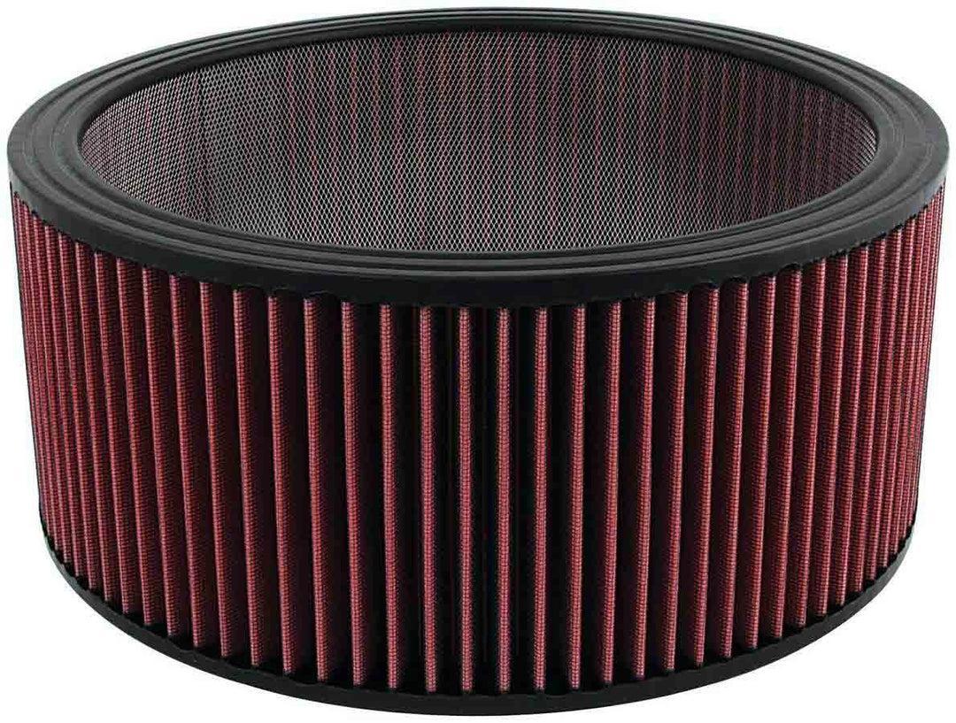 Allstar Air Filter Element Round 14" Diameter 6" Tall Wire Mesh Included Reusable Cotton Red ALL26006