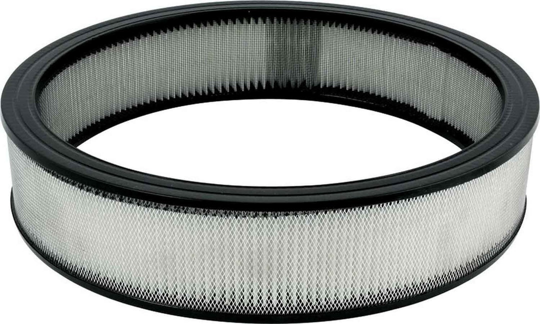 Allstar Air Filter Element Round 14" Diameter 3" Tall Wire Mesh Included Paper White ALL26020