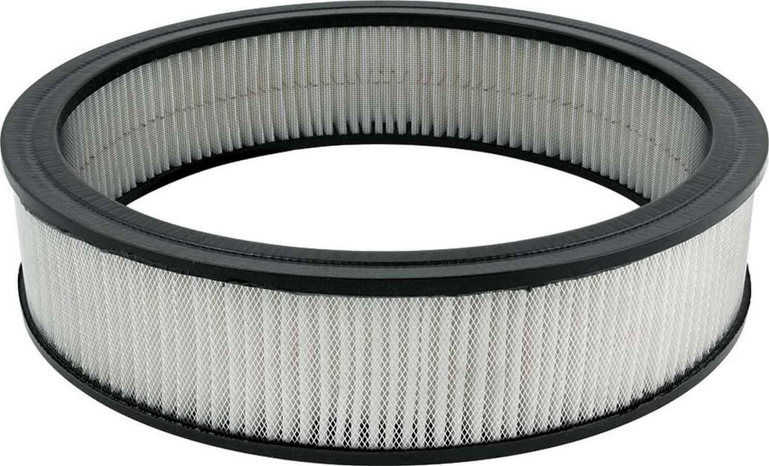 Allstar Air Filter Element Round 16" Diameter 3.5" Tall Wire Mesh Included Paper White ALL26029