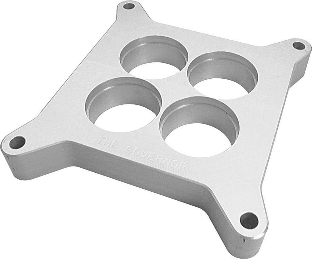 Allstar Restrictor Plate 1" Thick 4 Hole Square Bore Aluminum Natural ALL26060
