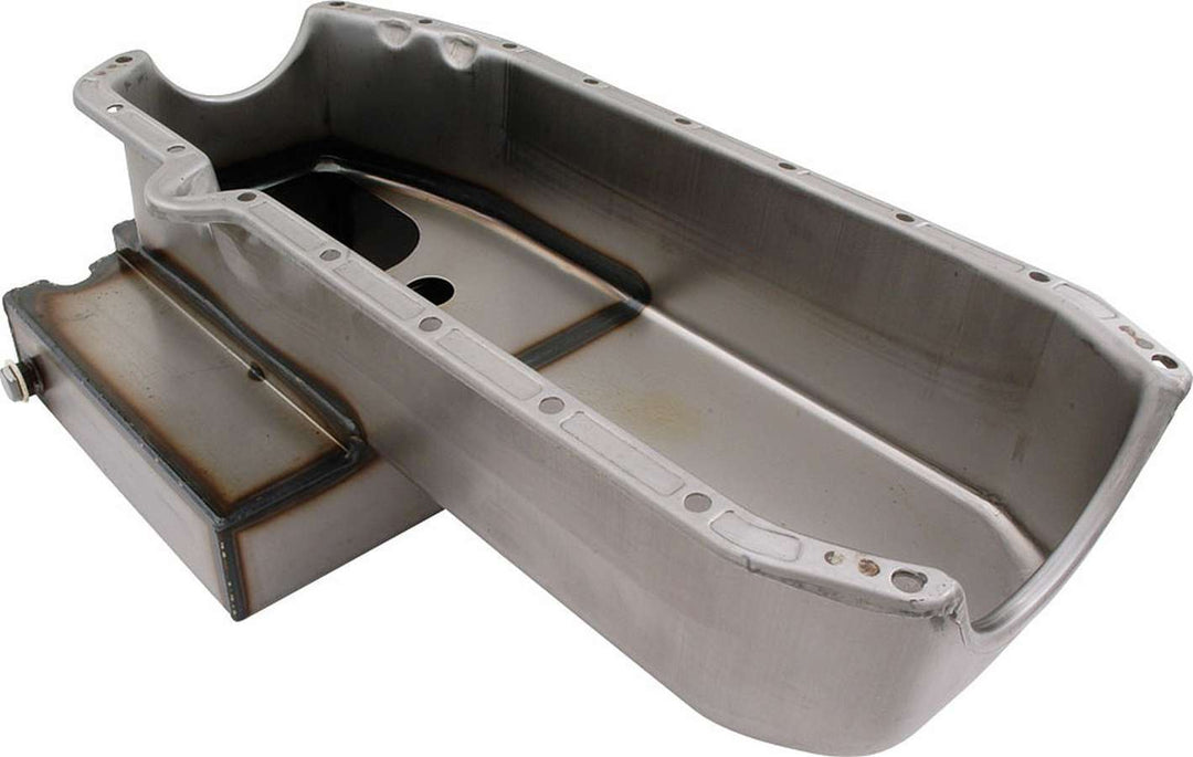 Allstar Engine Oil Pan Claimer Pan Rear Sump 6 qt 7" Deep Kick Out Passenger Side Dipstick Steel ALL26133