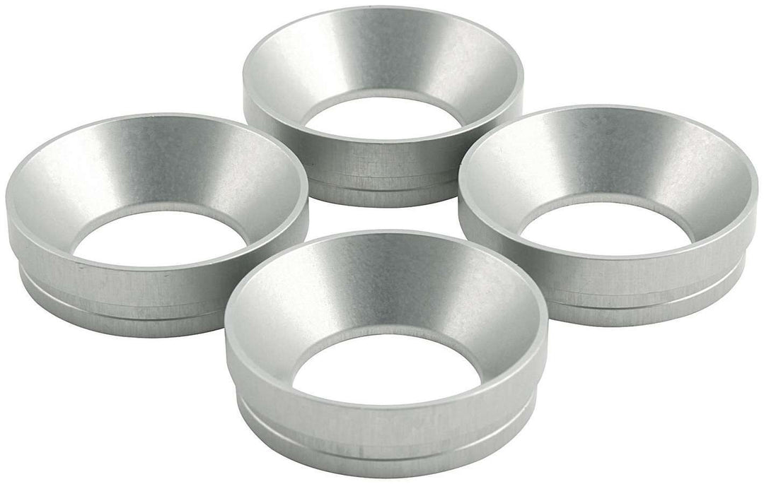 Allstar Restrictor Plate Inserts 1.100" ID Aluminum Natural 1/2" Restrictor Plate Set of 4 ALL26183