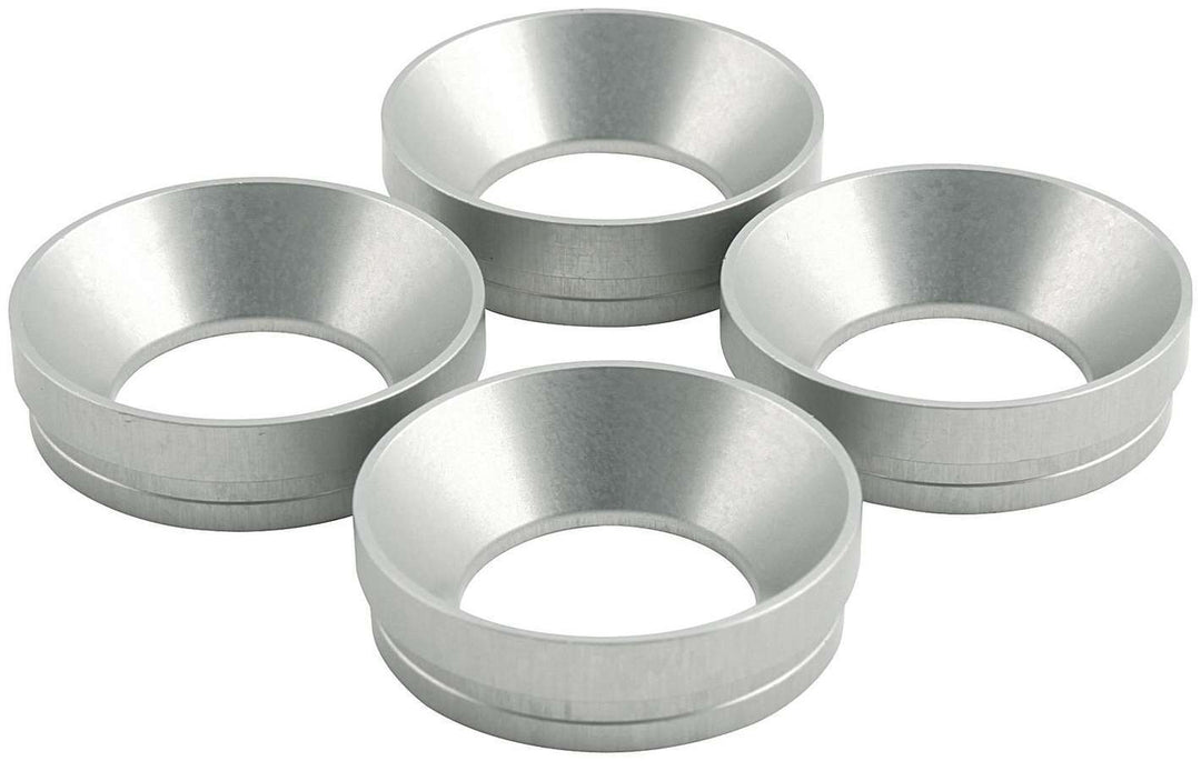 Allstar Restrictor Plate Inserts 1.400" ID Aluminum Natural 1/2" Restrictor Plate Set of 4 ALL26189