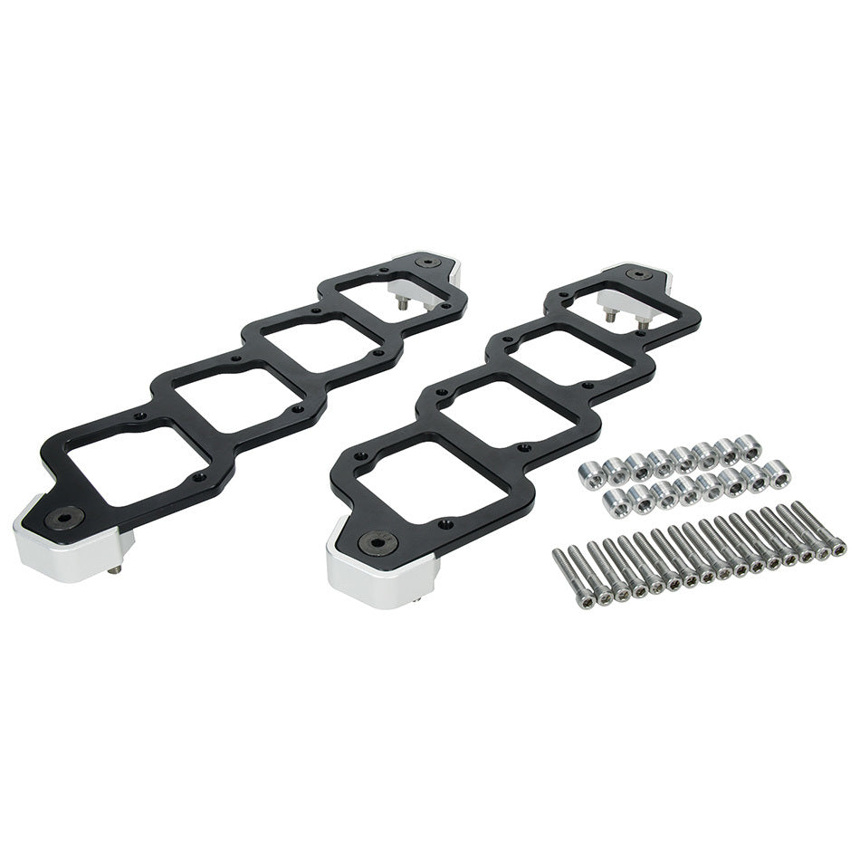 Allstar Ignition Coil Bracket Coil Pack Style Aluminum Black Anodized Remote Mount D581 GM Pair ALL26217