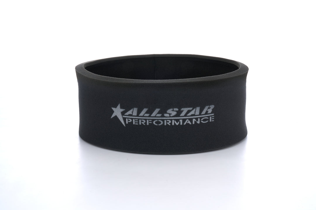 Allstar Air Filter Wrap Round 14" Diameter 6" Tall Allstar Logo Foam Black ALL26218