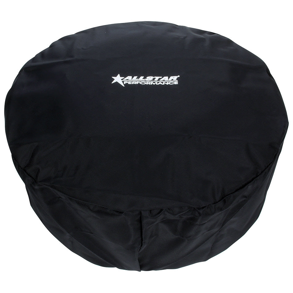 Allstar Scrub Bag Water Repellent Cover 14" OD 3 to 6" Tall Top Cover Logo Polyester Black ALL26230
