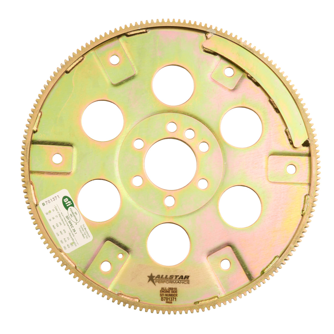 Allstar Flexplate 168 Tooth SFI 29.1 Steel External Balance 2-Piece Seal Small Block Chevy ALL26810