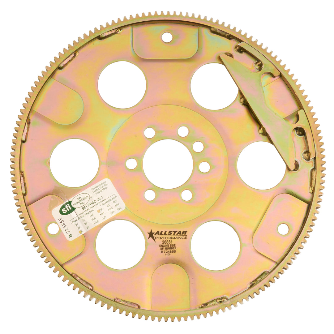 Allstar Flexplate 153 Tooth SFI 29.1 Steel External Balance 1-Piece Seal Small Block Chevy ALL26831
