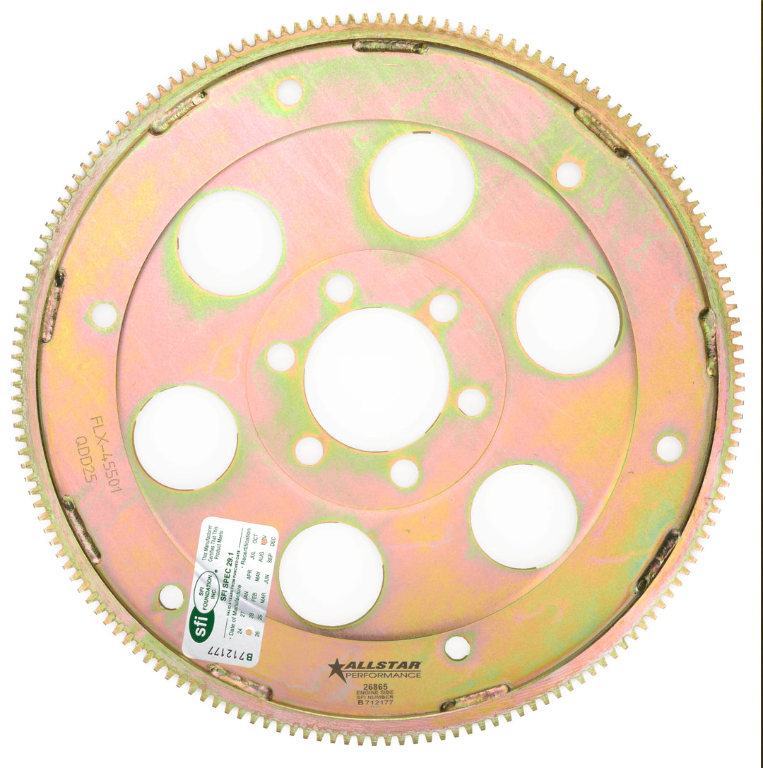 Allstar Flexplate 166 Tooth SFI 29.1 Steel Internal Balance 2-Piece Seal Pontiac V8 ALL26865
