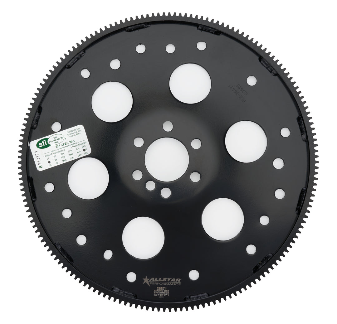 Allstar Flexplate Premium Dished With Holes 168 Tooth SFI 29.1 Steel Internal Balance 1-Piece ALL26871