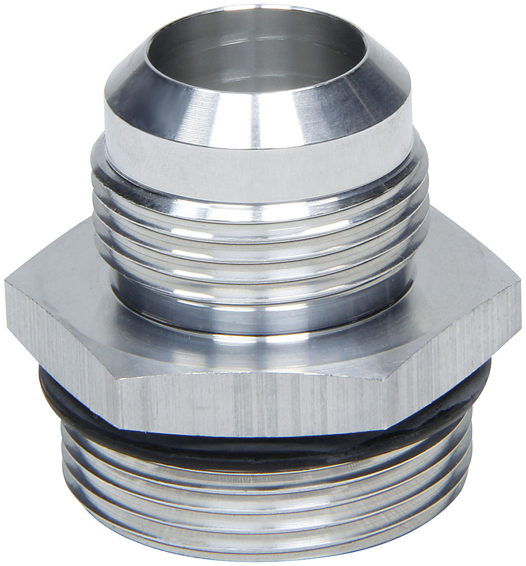 Allstar Fitting Adapter Straight 16 AN Male to 1-5/8"-12 Male O-Ring Aluminum Clear Anodized ALL30039