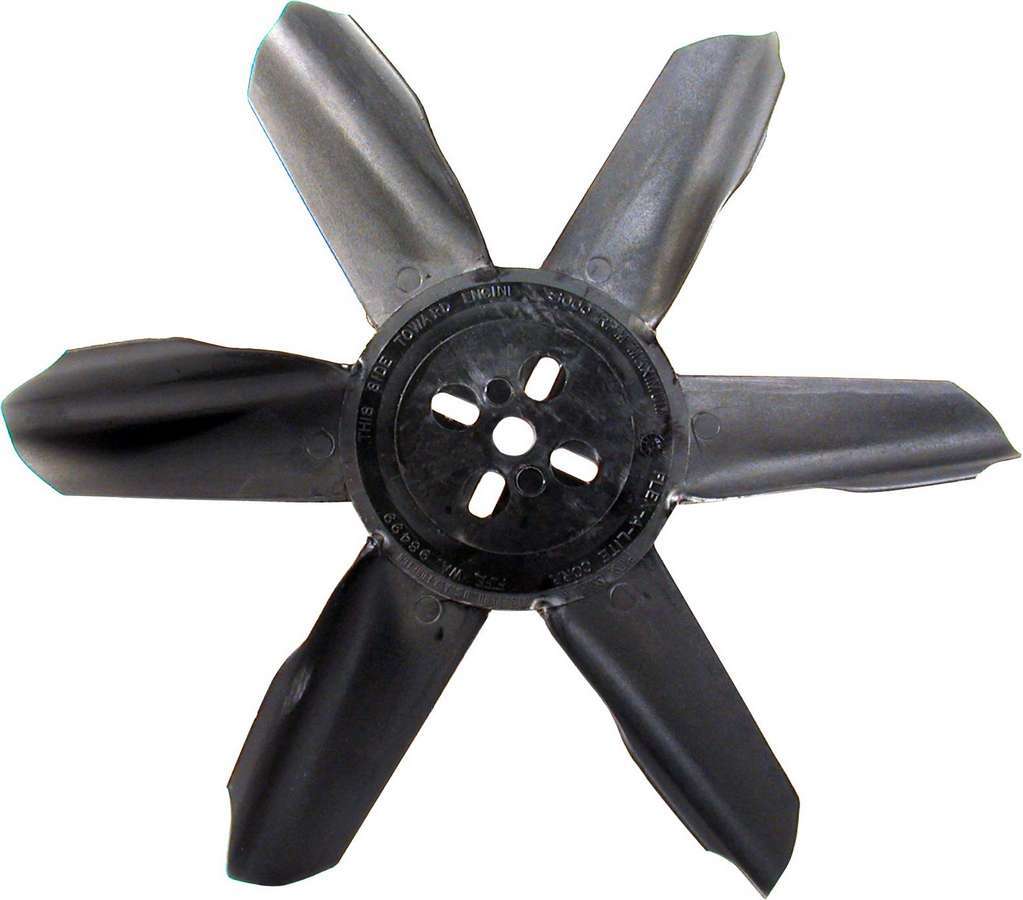 Allstar Mechanical Cooling Fan 16" Fan 6 Blade 5/8" Pilot Universal Bolt Pattern Nylon Black ALL30093