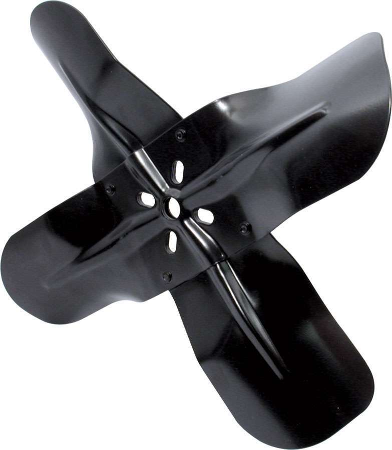 Allstar Mechanical Cooling Fan 18" Fan 4 Blade 5/8" Pilot Bolt Pattern Steel Black Paint ALL30105