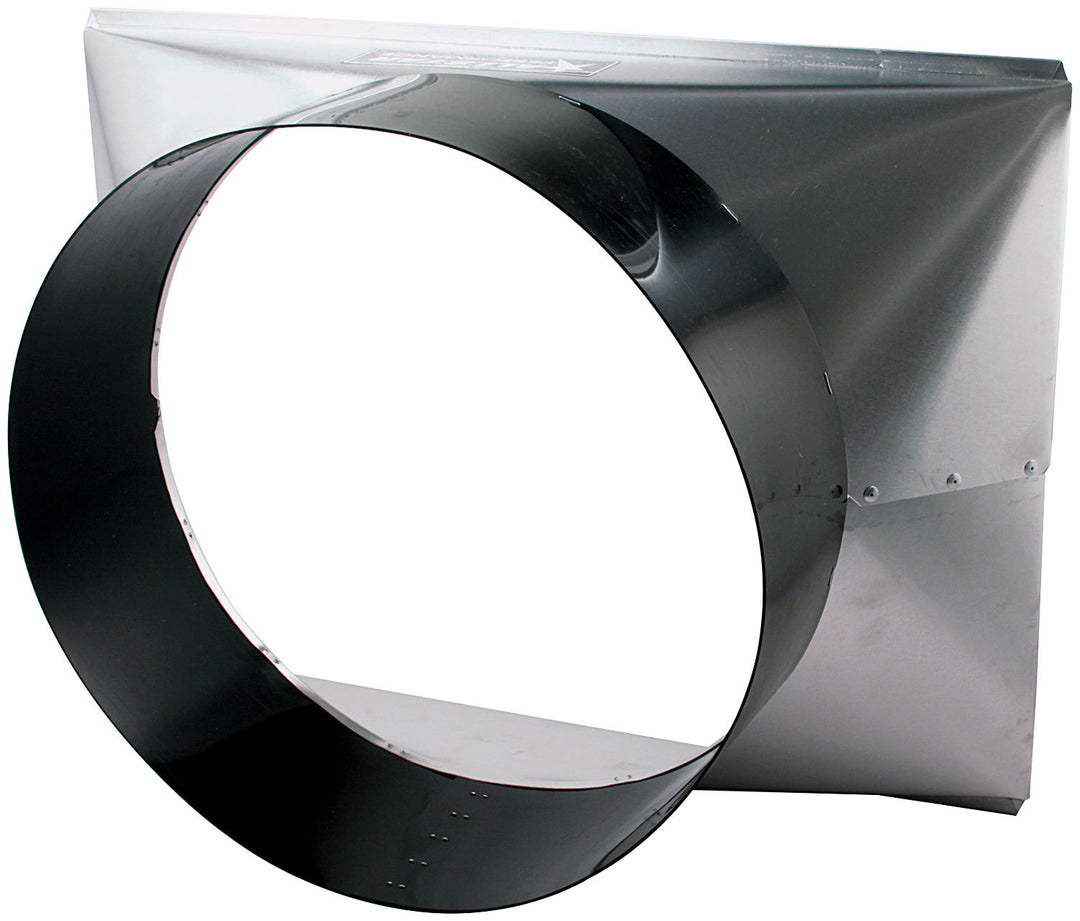 Allstar Fan Shroud 25.75" Wide 19" Tall 9.75" Deep Aluminum Black / 17" Diameter Fans ALL30115