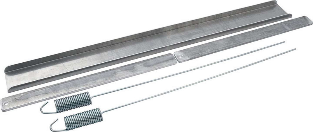Allstar Radiator Support Bars / Channel / Springs Aluminum / Steel Natural / Zinc Oxide Kit ALL30121