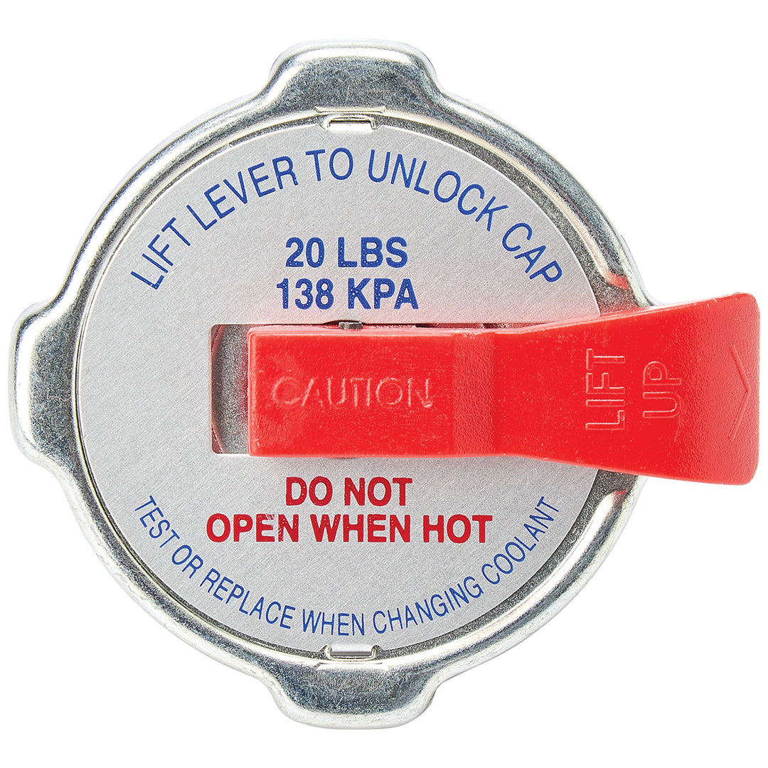 Allstar Radiator Cap 18-22 lb Round Lever Standard Size Radiator Necks ALL30130