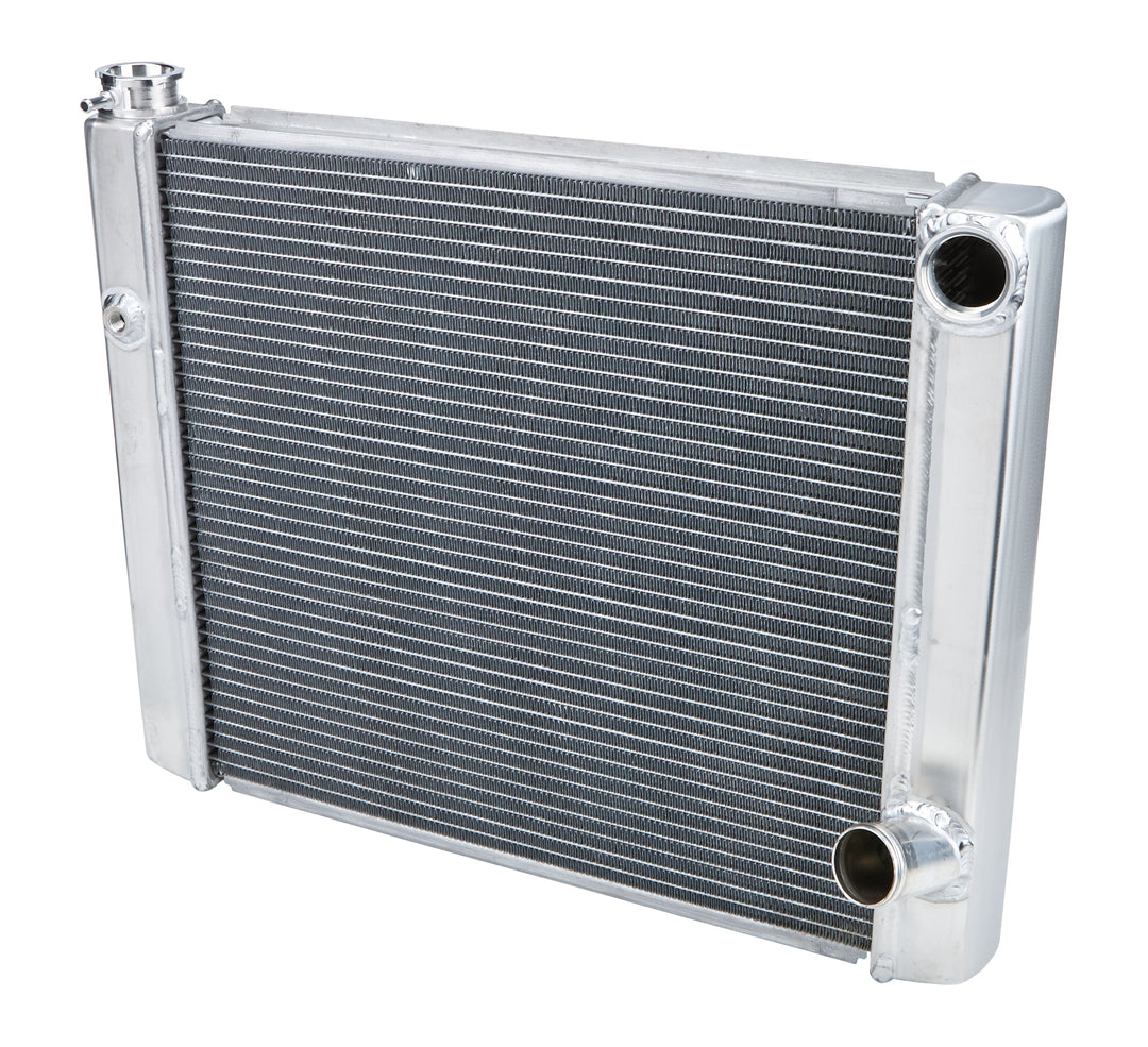 Allstar Radiator 24" W x 19" H x 2.25" D Dual Pass with 1/4" Bung Passenger Side Inlet Passenger ALL30333