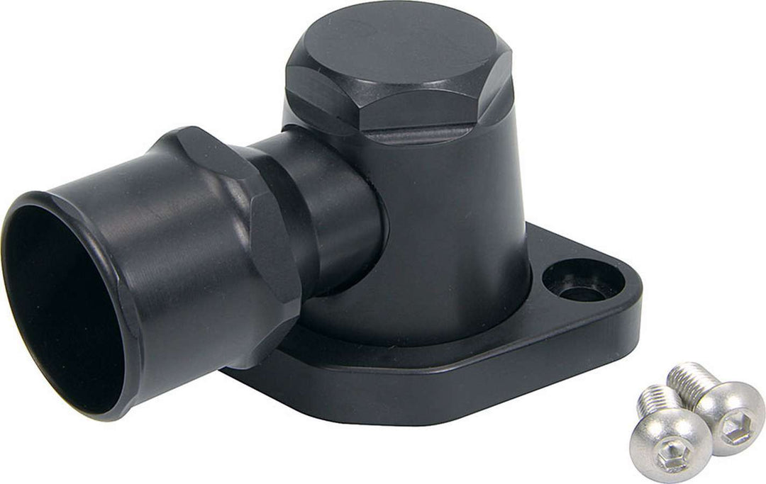 Allstar Water Neck 90 Degree 1-3/4" ID Hose Swivel O-Ring Aluminum Black Anodized Chevy V8 ALL30371
