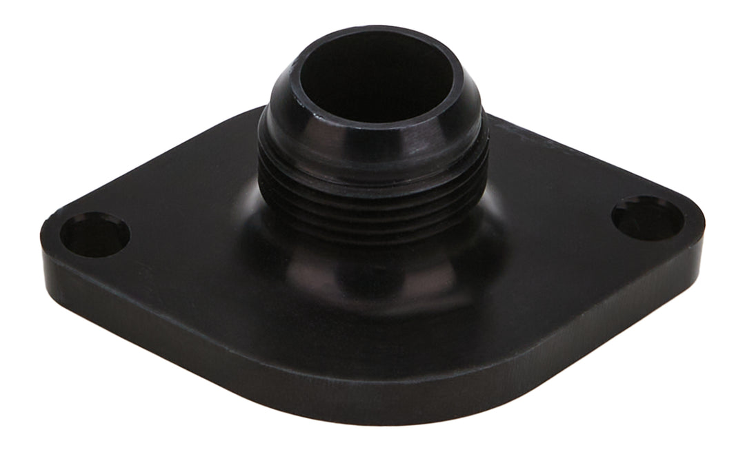 Allstar Water Neck Straight 16 AN Male Inlet O-Ring Aluminum Black Anodized Chevy V8 ALL30376