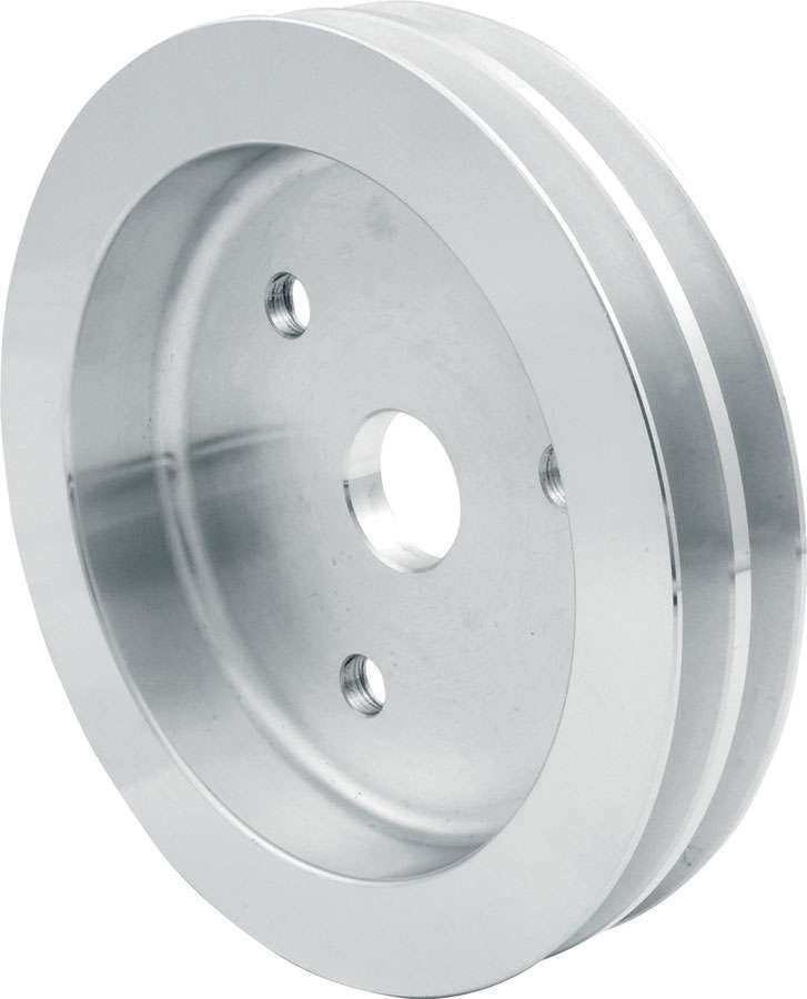 Allstar Crankshaft Pulley 1 to 1 V-Belt 2 Groove 6.625" Diameter Aluminum Short Water Pump Small ALL31084
