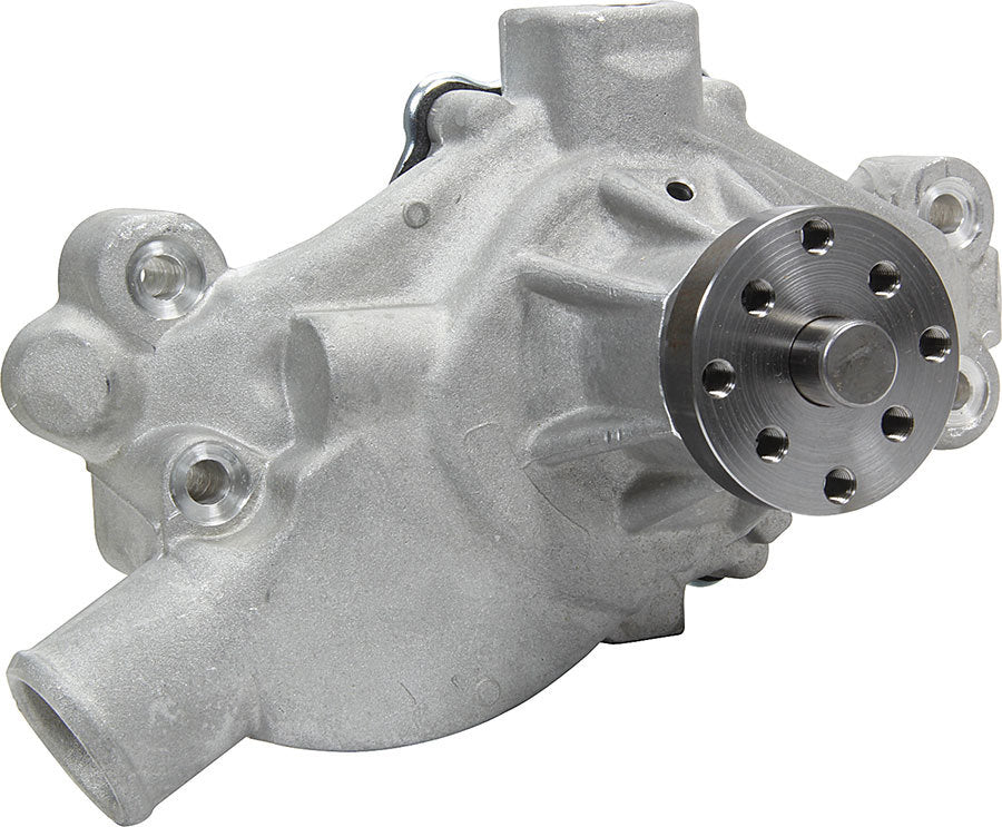 Allstar Water Pump Mechanical 3/4" Pilot Short Design Aluminum Natural Small Block Chevy ALL31105