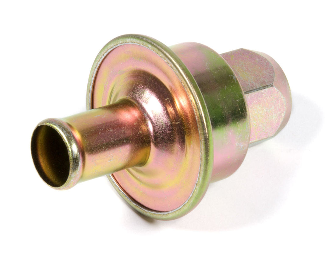 Allstar Check Valve 1/2" NPT Female Inlet 5/8" Hose Barb Outlet Steel Cadmium Crankcase ALL34146