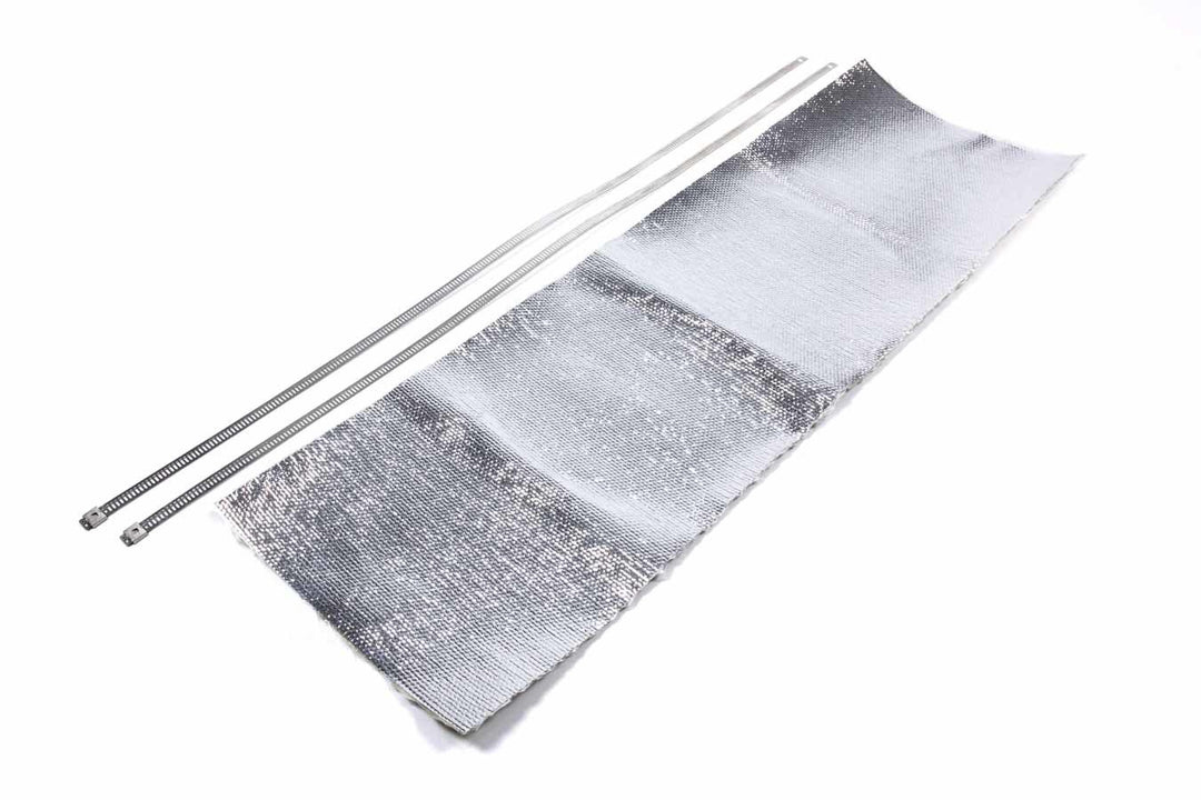 Allstar Heat Barrier 7 x 22" Stainless Steel Zip Ties Included Aluminized Fiberglass Cloth ALL34238