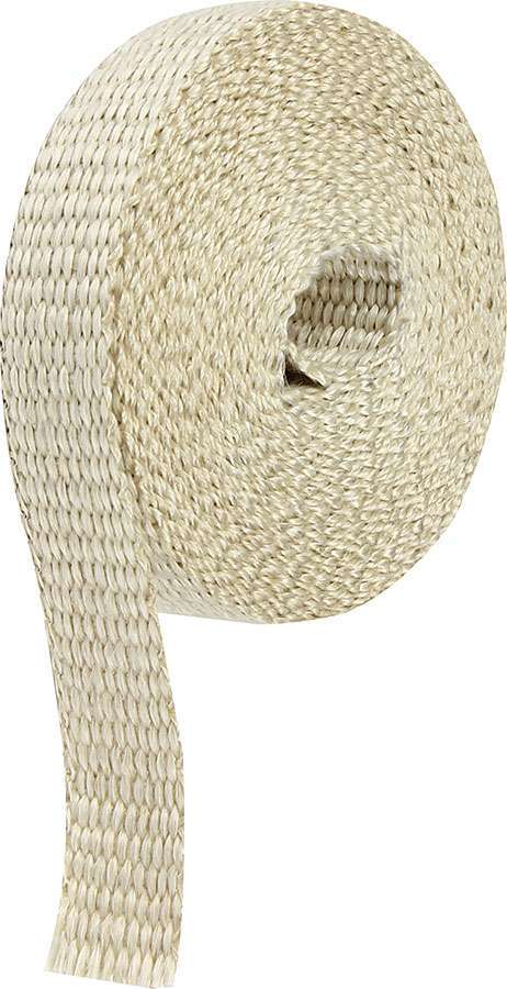 Allstar Exhaust Wrap 1" Wide 15 ft Roll Woven Fiberglass Natural ALL34240