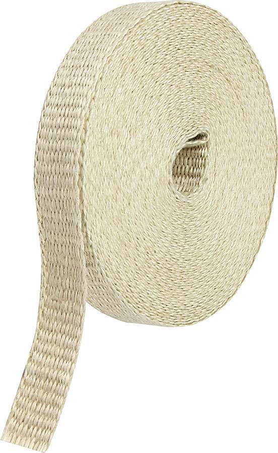 Allstar Exhaust Wrap 1" Wide 50 ft Roll Woven Fiberglass Natural ALL34242