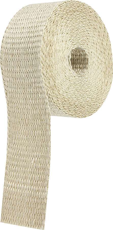 Allstar Exhaust Wrap 2" Wide 25 ft Roll Woven Fiberglass Natural ALL34245