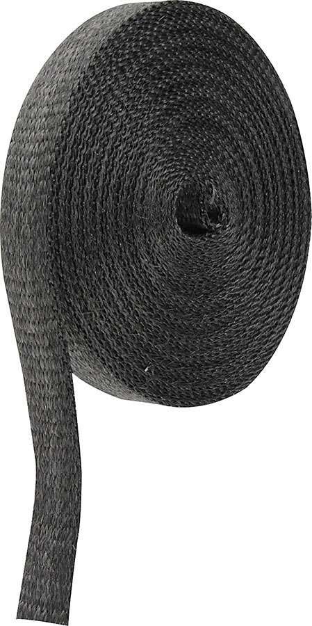 Allstar Exhaust Wrap 1" Wide 50 ft Roll Woven Fiberglass Black ALL34252