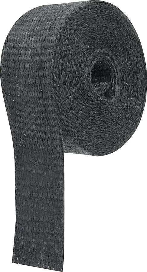 Allstar Exhaust Wrap 2" Wide 15 ft Roll Woven Fiberglass Black ALL34254
