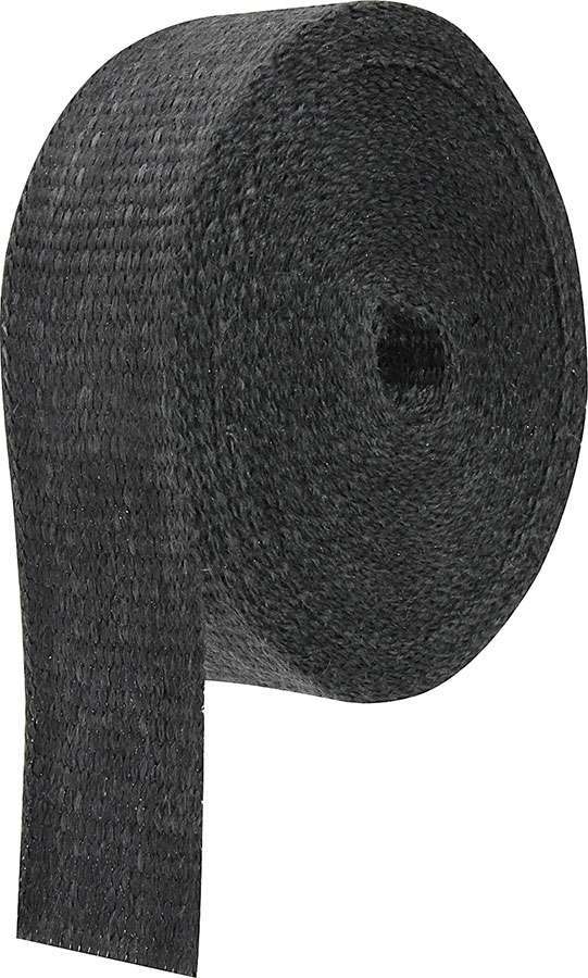 Allstar Exhaust Wrap 2" Wide 50 ft Roll Woven Fiberglass Black ALL34256