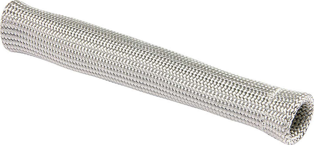Allstar Spark Plug Boot Sleeve 7.5" Braided Fiberglass Silver Pair ALL34273