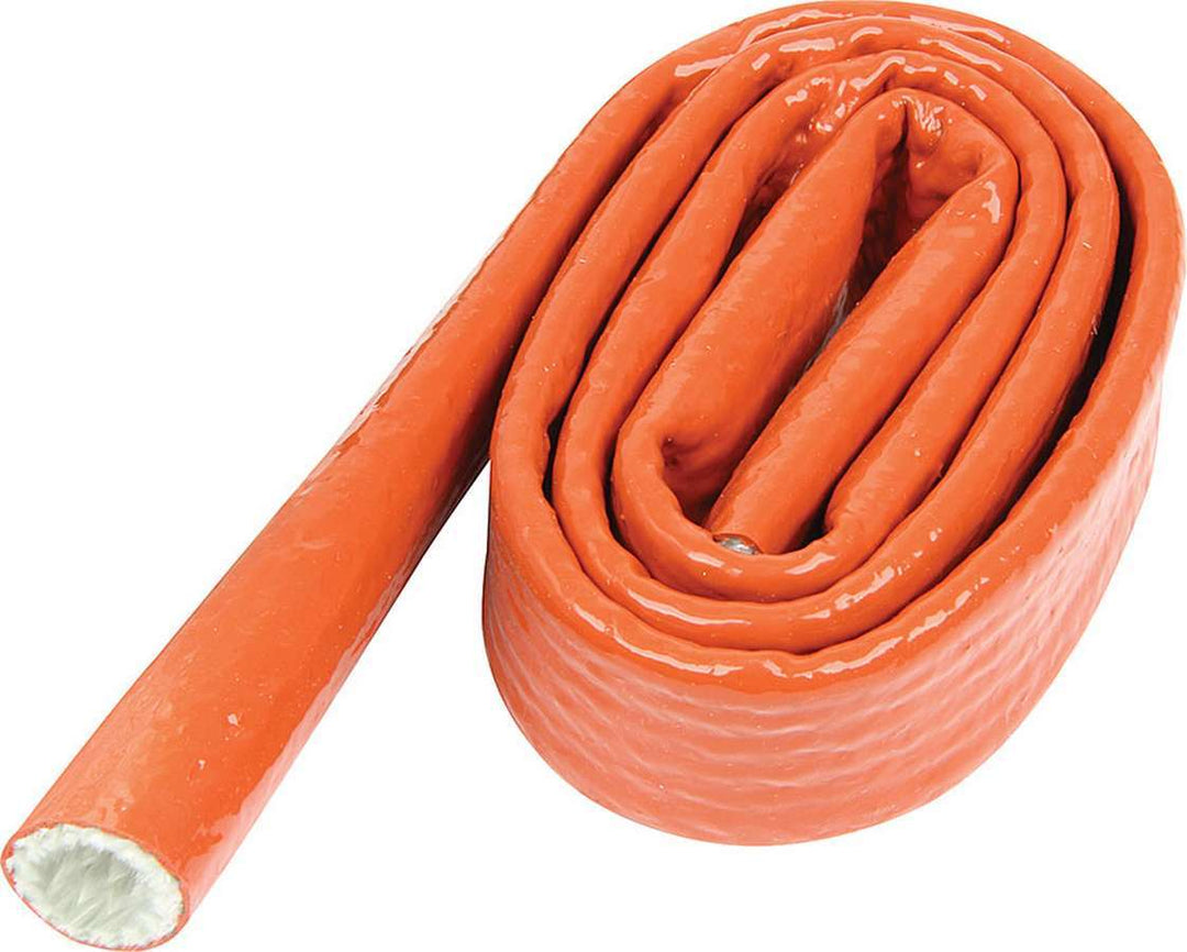 Allstar Hose and Wire Sleeve 1/2" ID 3 ft Silicone / Fiberglass Orange ALL34282