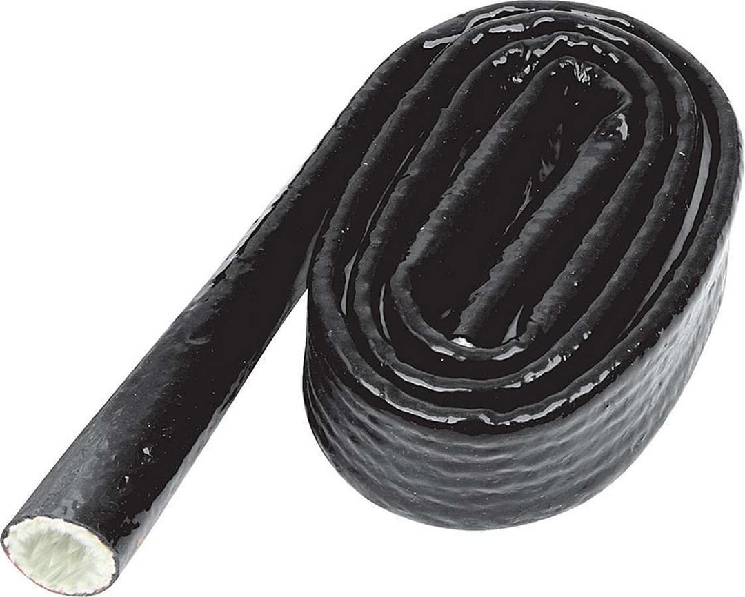 Allstar Hose and Wire Sleeve 1/2" ID 3 ft Silicone / Fiberglass Black ALL34292