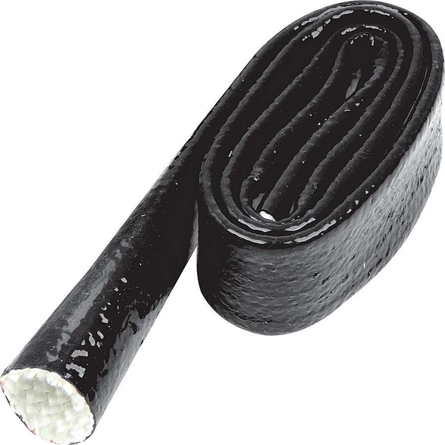 Allstar Hose and Wire Sleeve 3/4" ID 3 ft Silicone / Fiberglass Black ALL34294