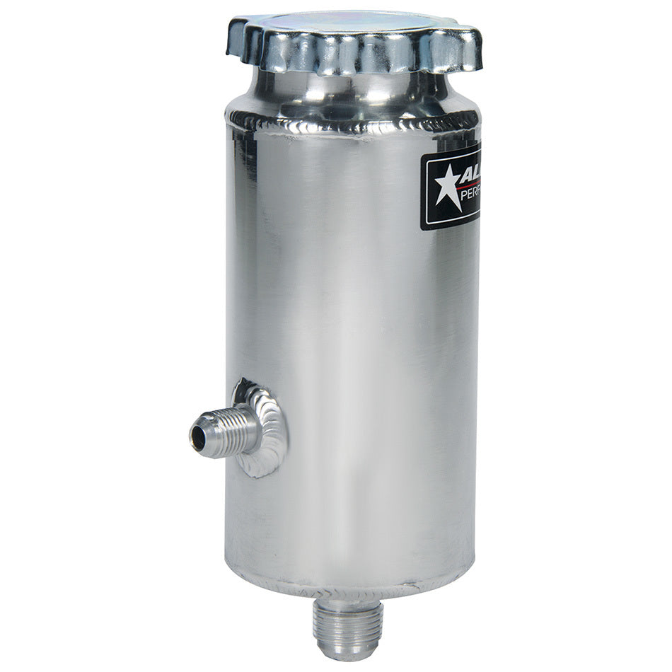 Allstar Power Steering Reservoir Economy 8" Tall x 3" OD 6 AN Male Inlet 10 AN Male Outlet Kit ALL36126