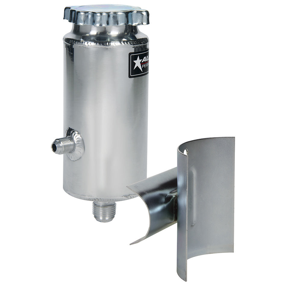 Allstar Power Steering Reservoir Economy 8" Tall x 3" OD 6 AN Male Inlet 10 AN Male Outlet Kit ALL36130